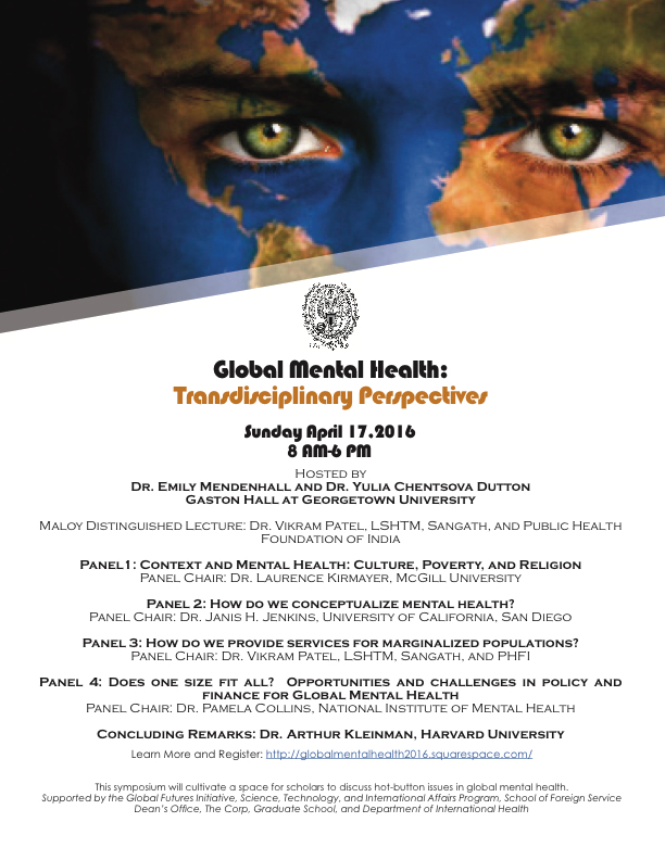 Global Mental Health: Transdisciplinary Perspectives flyer